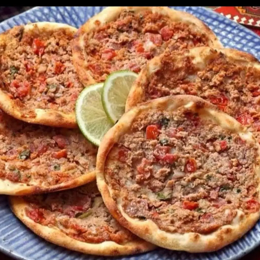 Aleppo Meat with Dough and Pomegranate Molasses